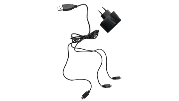 Chargeur et câble USB x3